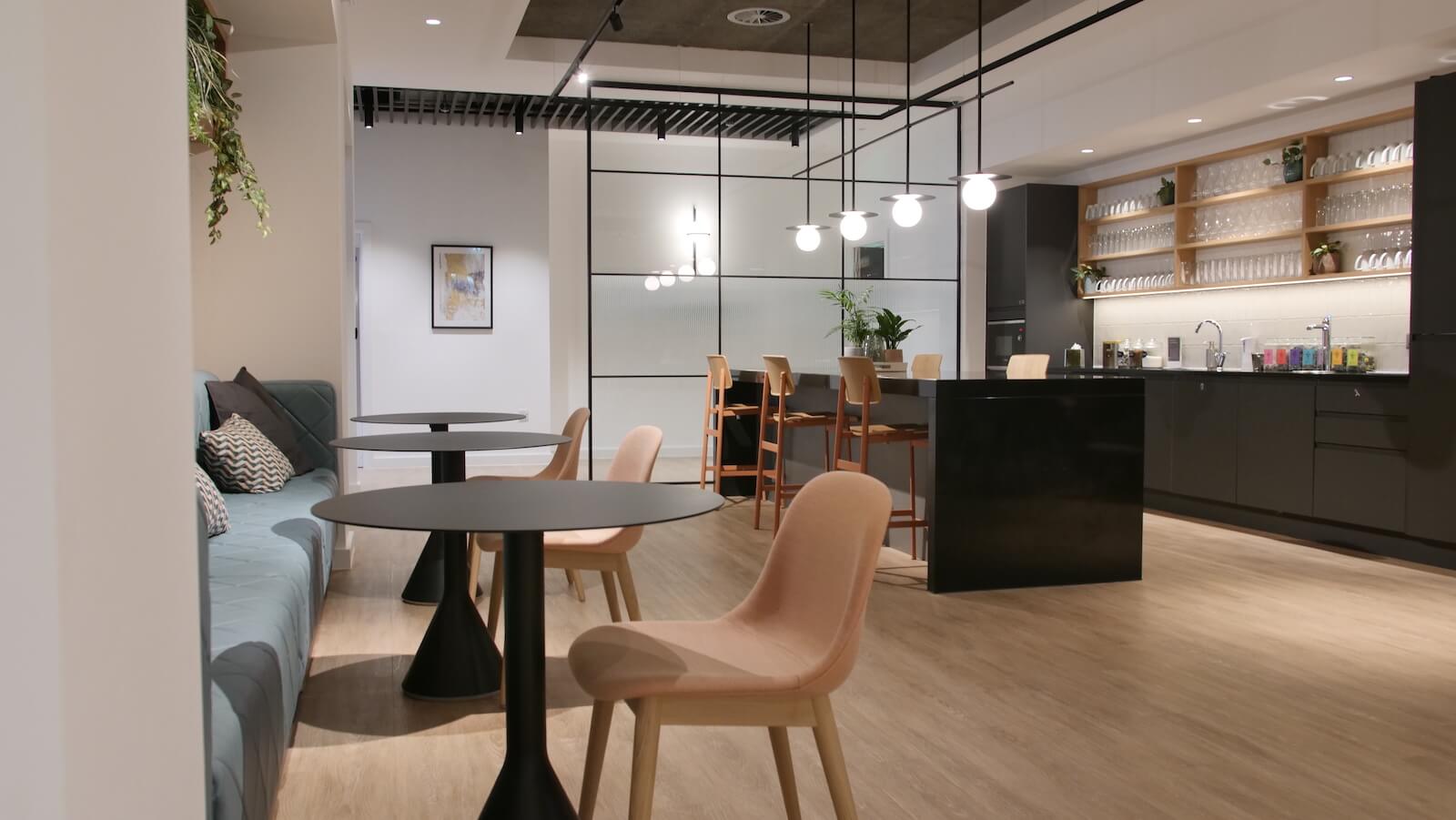 Penketh Interiors workplace kitchen fit out and furniture design