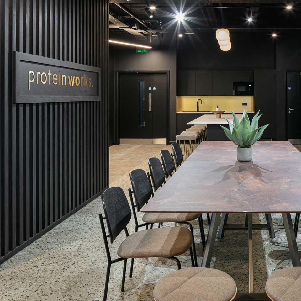 Protein Works Office Refubishment by Penketh Interiors